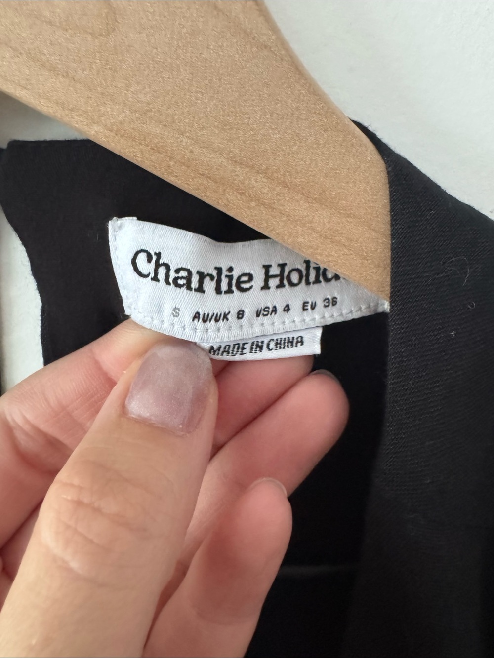 Charlie Holiday Flores Linen Blend Black Puff Sleeve Backless Tiered Maxi Size 4 - Picture 5 of 8